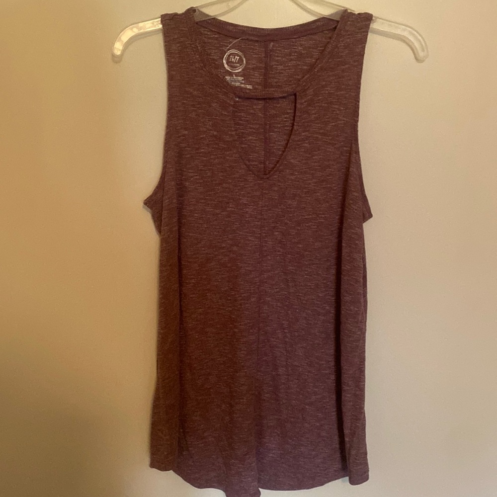 Purple tank top